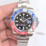 Perfect Replica Rolex GMT Master ii Blue Red Ceramic Bezel Black Dial Replica Watch
